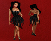 BLACK&Red Witch Dress