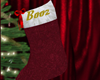 Booz  Christmas stocking