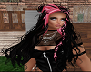 Aniyah Pink & Black Hair