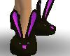 Bunny Slippers Black