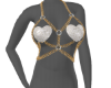 LUXE pearl harness top