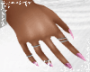 Nails pink mia