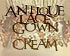 Antique Lace Gown Cream