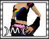 )M( Black Rainbow Splat