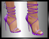 Purple Open Heels