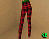 Red PJs Plaid Leggings F
