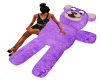 Purple Teddy Bear Cuddle
