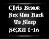 Chris Brown- U2 sleep