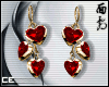 © Gold Hearts Earrings
