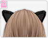 [Y] Black Kitty Ears