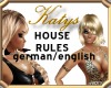 KATYS House Rules  D/E