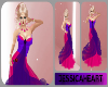Pink Purple Ball Gown