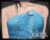 -X K- Blue Bath Towel