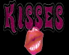Kisses sticker with lip