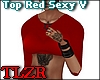 Top Red Sexy V