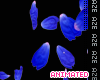 Blue Rose Leafs Animated