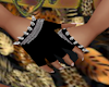 S4E Black Studded Gloves