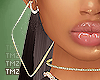 Square Hoops -Gold