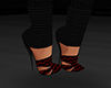 GL-Sevil Red&Black Heels