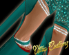 Sabor Green Heels <3