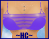 (HC) PVC Bikini Purple