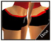 [D]BH Red&Black Shorts