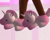 Unicorn pink slippers