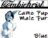 Blue Camo Pup Fur [m]