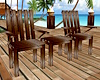 Wood Beach House Chairs