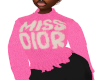 miss cd pink sweater