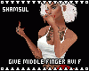 Give Middle Finger Avi F