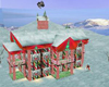 Snow Christmas Cabin