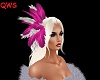 Pink/White Feathers