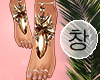 Feet Gold Diamonds Luxo