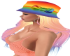 Rainbow Hat/Rainbow Hair
