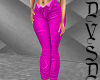 HotPink Open Front Jeans