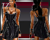 Chic Black Leather Dress