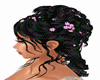 GM's Gown Black pink flo