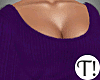 T! Fluffy Purple Sweater