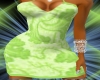 [E]LIME FLORAL DRESS