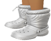 white crocs boots