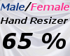 Male/Fem Hand Scaler 65%