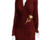 Rose Dress Suit Burgundy