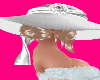 Lumina White Bride Hat