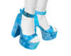 Coco Blue Spring Heels