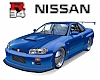 Blue Nissan R34