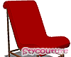 Curved Sofa Red