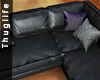 Black L Couch
