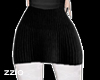 mini knit black leg