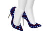 GLORY BLUE PUMPS W STARS